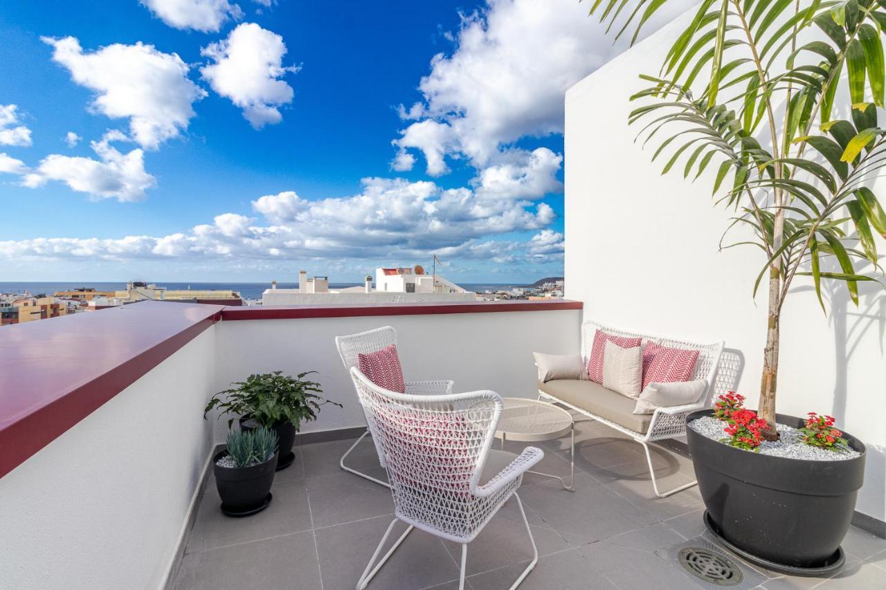 Flatguest Viriato - Wifi - Ac - Terraza Compartida Lägenhet Las Palmas de Gran Canaria Exteriör bild