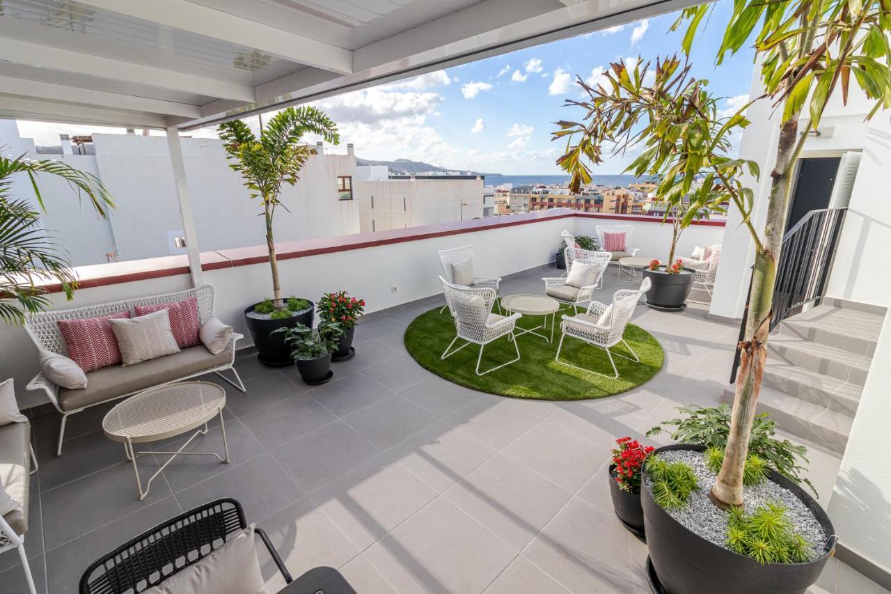 Flatguest Viriato - Wifi - Ac - Terraza Compartida Lägenhet Las Palmas de Gran Canaria Exteriör bild